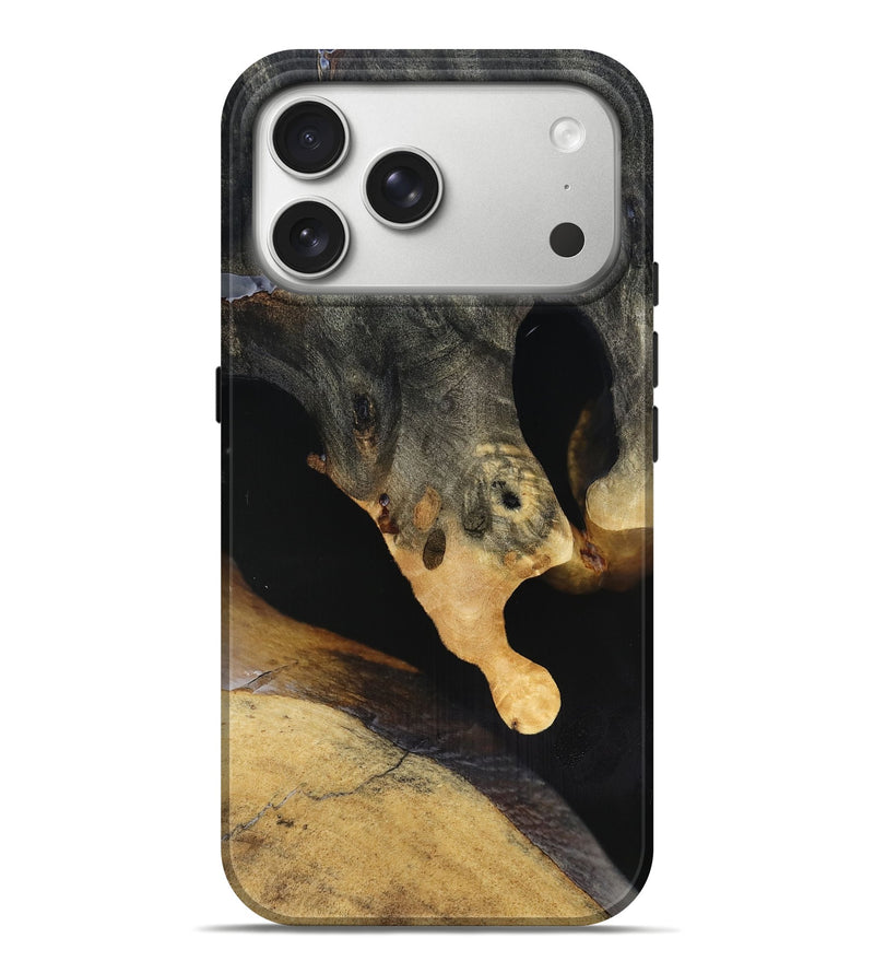iPhone 17 Pro Max Wood Live Edge Phone Case - Jazmin (Clear, 816880)