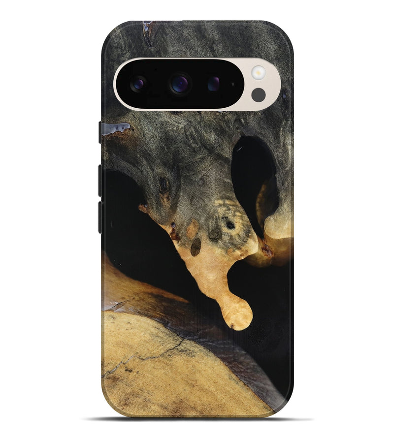 Pixel 9 Pro XL Wood Live Edge Phone Case - Jazmin (Clear, 816880)