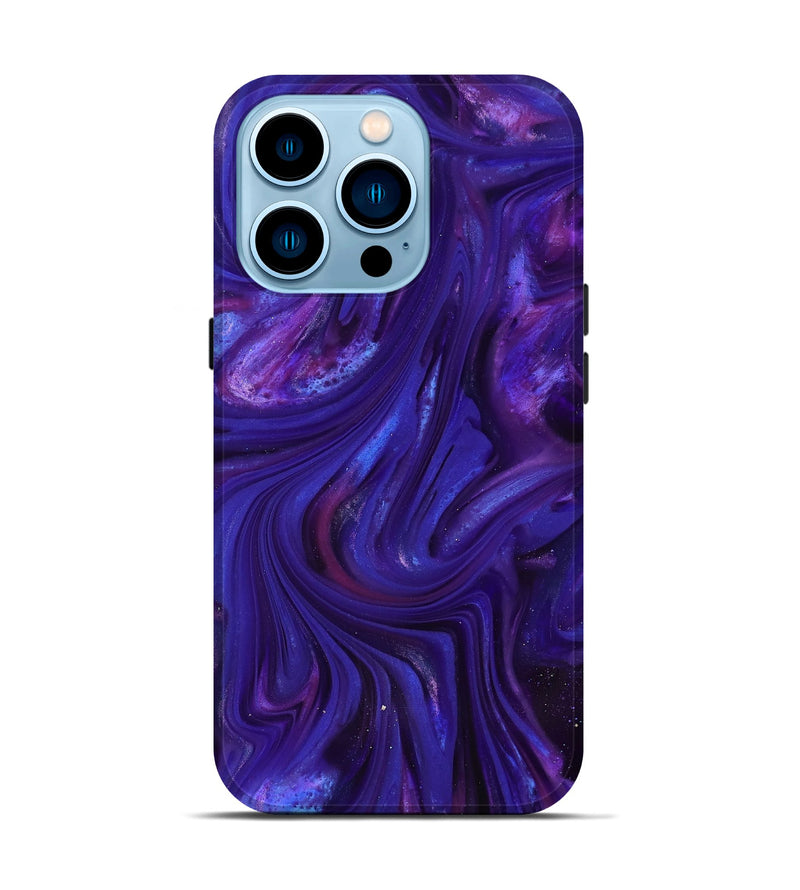 iPhone 14 Pro ResinArt Live Edge Phone Case - Shanna (Purple, 816881)