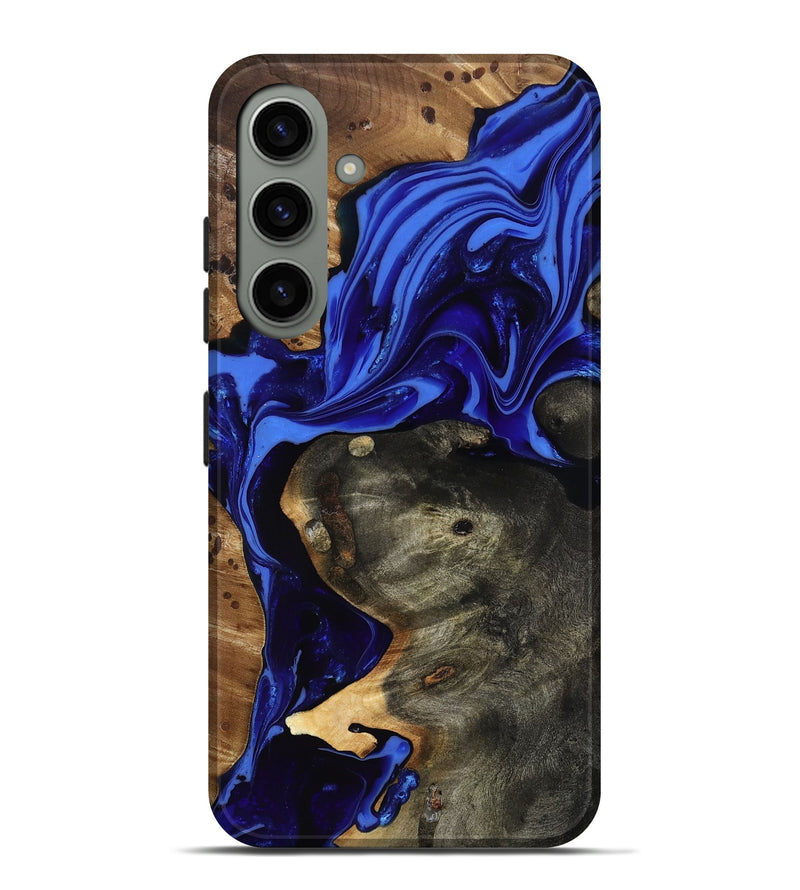Galaxy S24 Plus Wood Live Edge Phone Case - Carie (Blue, 816885)