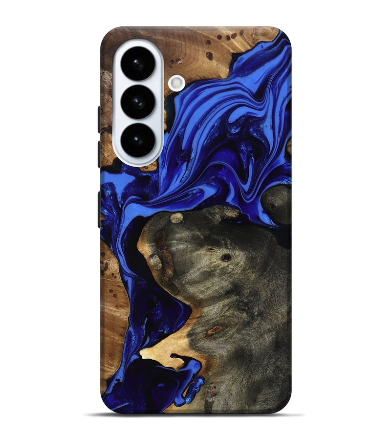 Galaxy S26 Plus Wood Live Edge Phone Case - Carie (Blue, 816885)