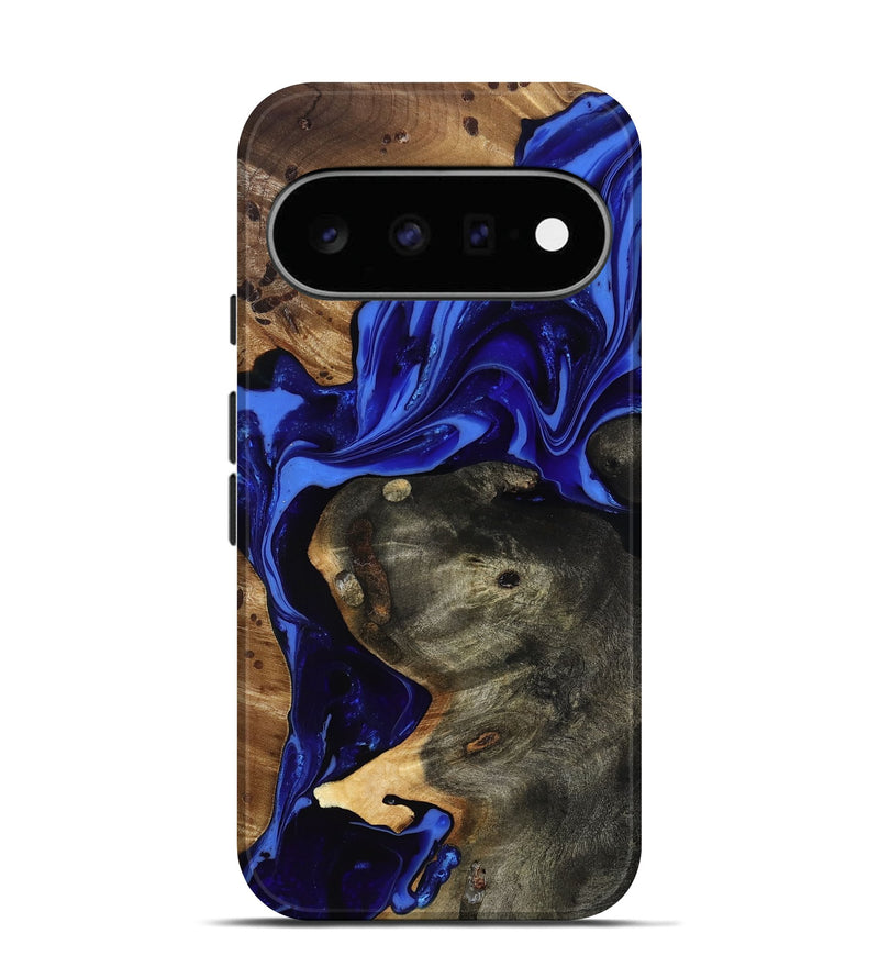 Pixel 11 Wood Live Edge Phone Case - Carie (Blue, 816885)