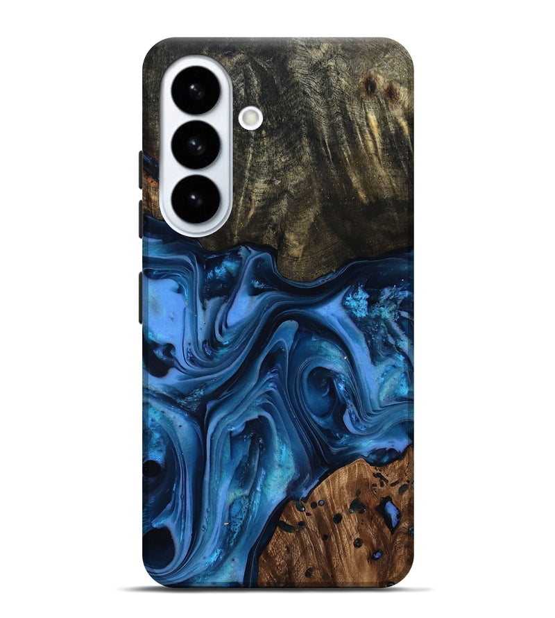Galaxy S26 Plus Wood Live Edge Phone Case - Jovani (Blue, 816888)