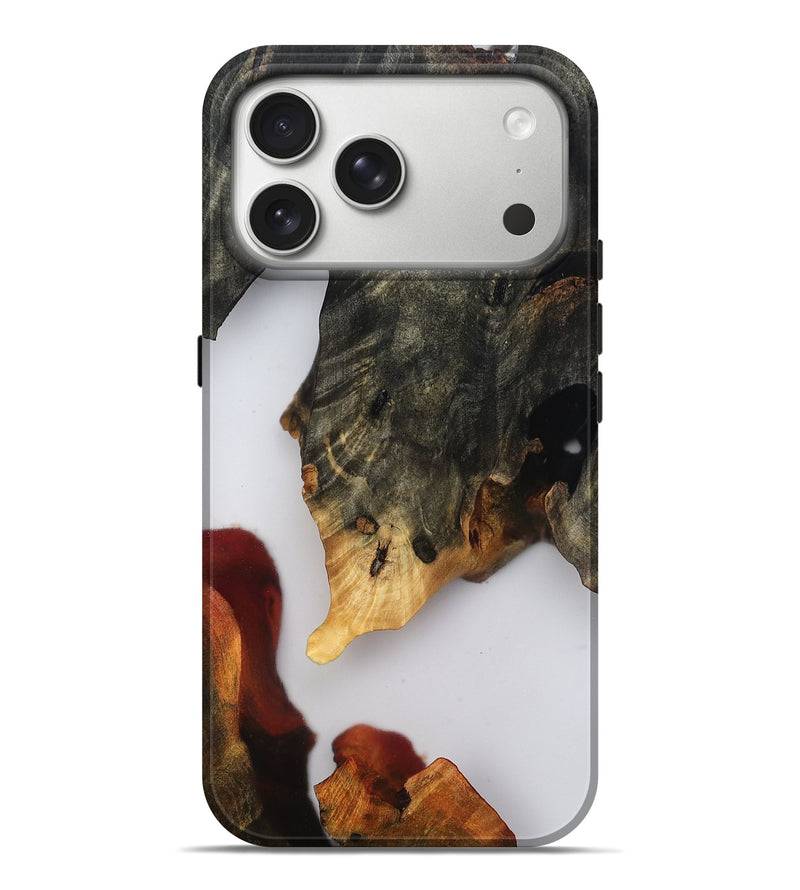 iPhone 17 Pro Max Wood Live Edge Phone Case - Lilly (Clear, 816899)