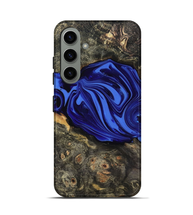 Galaxy S24 Wood Live Edge Phone Case - Kayce (Blue, 816903)