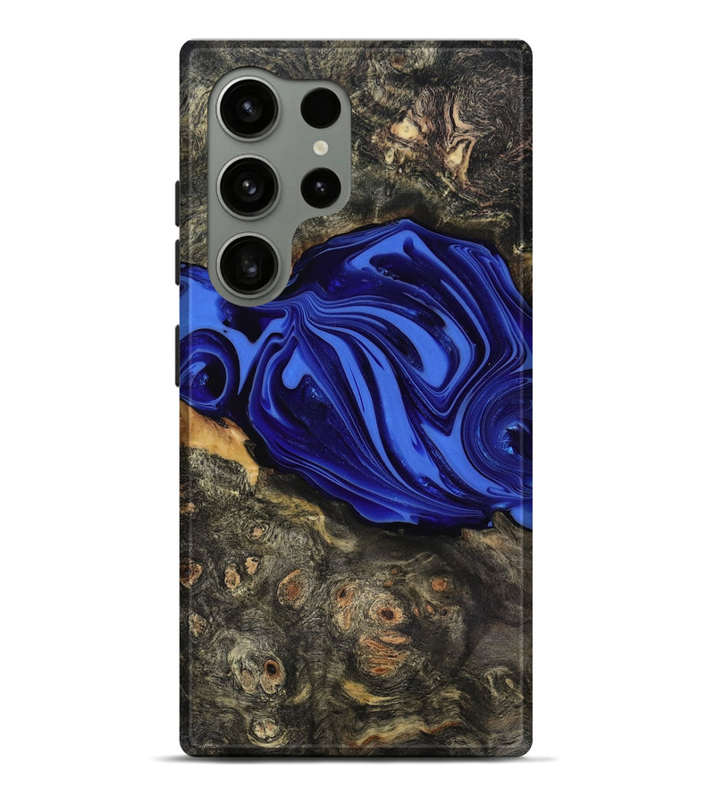 Galaxy S24 Ultra Wood Live Edge Phone Case - Kayce (Blue, 816903)