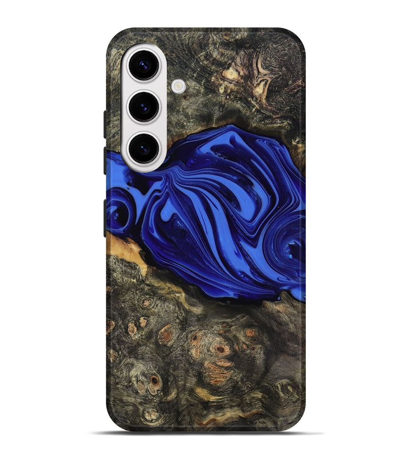 Galaxy S25 Plus Wood Live Edge Phone Case - Kayce (Blue, 816903)