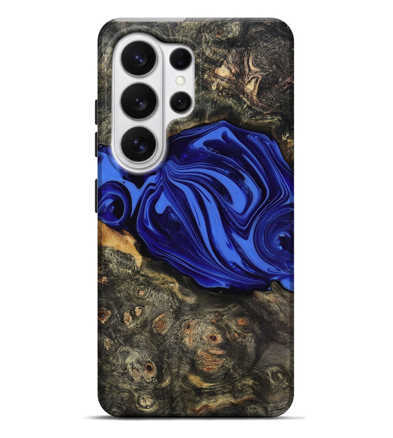 Galaxy S26 Ultra Wood Live Edge Phone Case - Kayce (Blue, 816903)