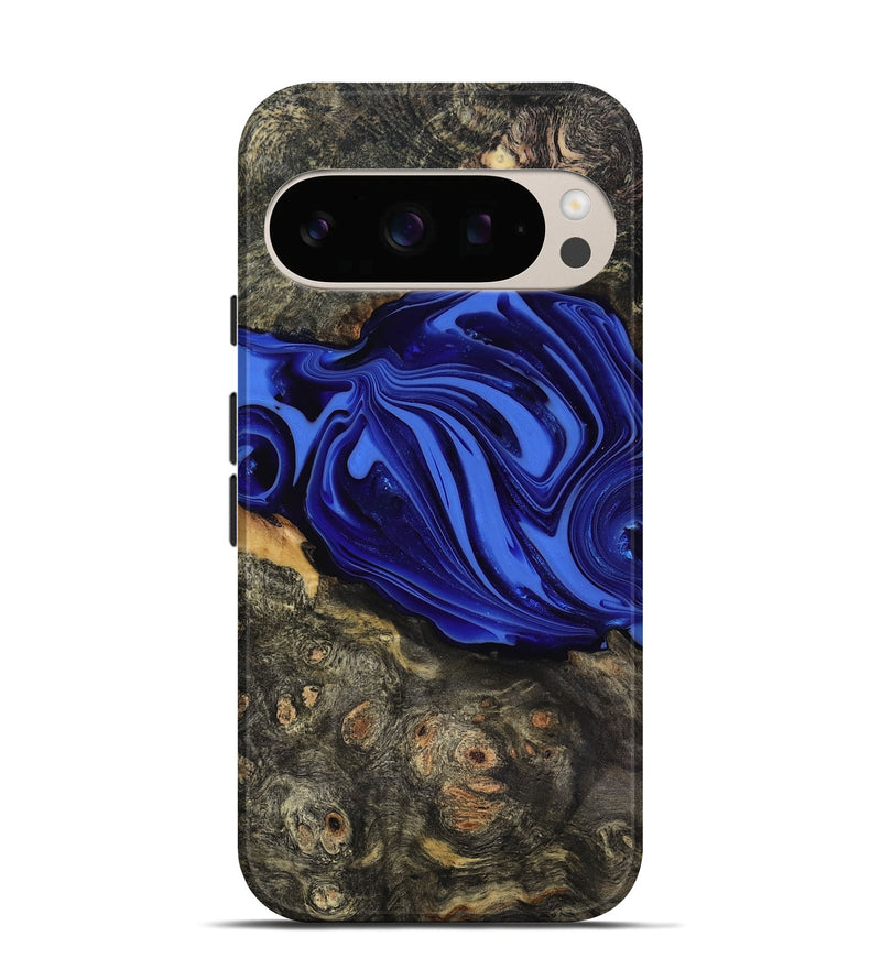 Pixel 10 Wood Live Edge Phone Case - Kayce (Blue, 816903)
