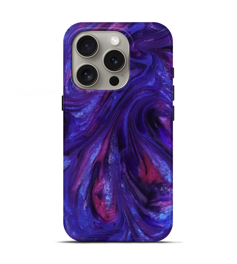 iPhone 16 Pro ResinArt Live Edge Phone Case - Cher (Purple, 816909)