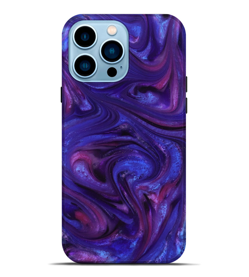 iPhone 14 Pro Max ResinArt Live Edge Phone Case - Lachlan (Purple, 816910)