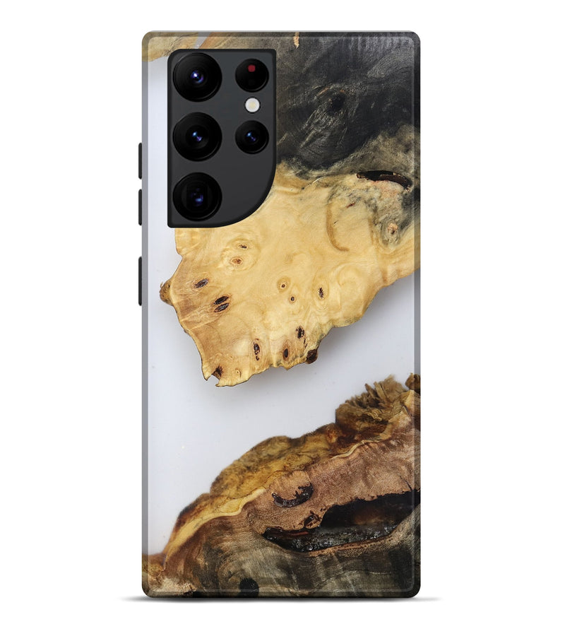 Galaxy S22 Ultra Wood Live Edge Phone Case - Jasmyn (Clear, 816911)