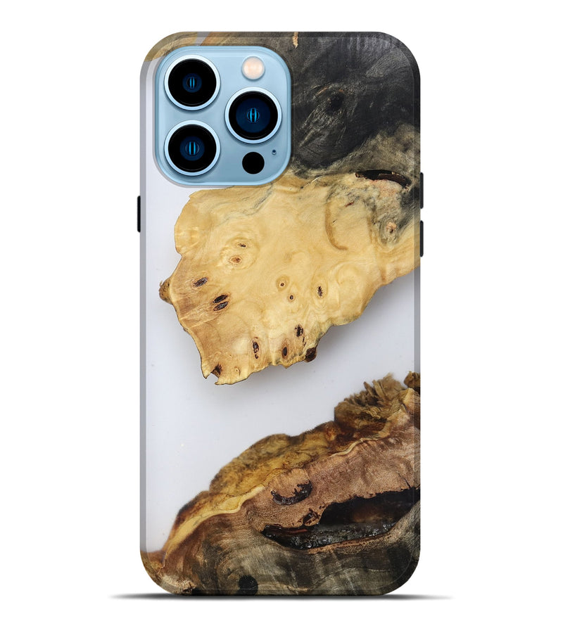 iPhone 14 Pro Max Wood Live Edge Phone Case - Jasmyn (Clear, 816911)