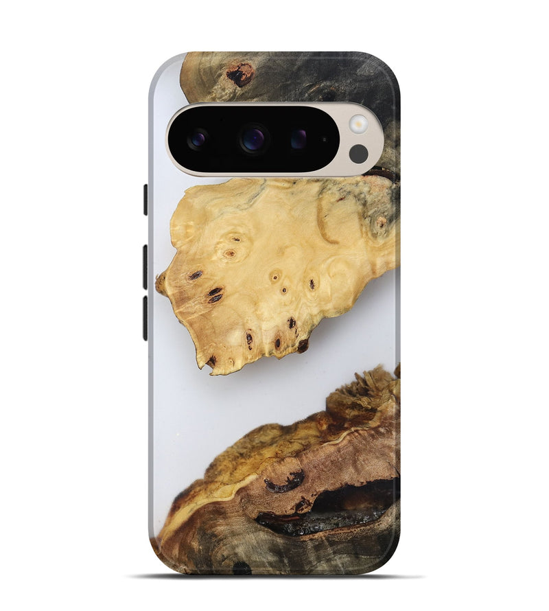 Pixel 9 Wood Live Edge Phone Case - Jasmyn (Clear, 816911)