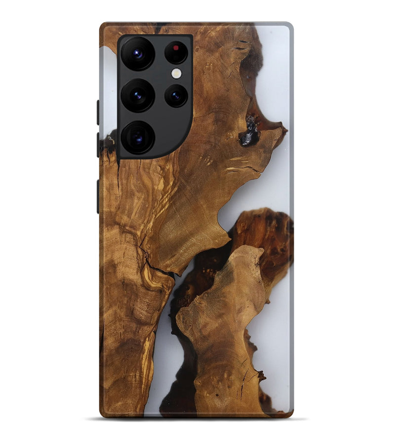 Galaxy S22 Ultra Wood Live Edge Phone Case - Amayah (Clear, 816912)