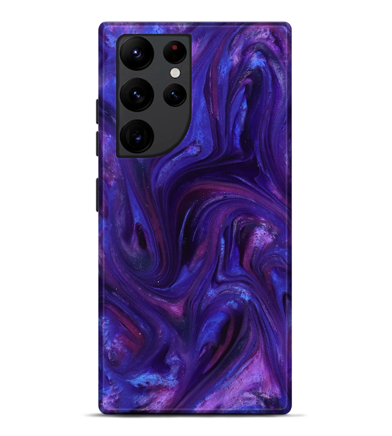 Galaxy S22 Ultra ResinArt Live Edge Phone Case - Abril (Purple, 816924)