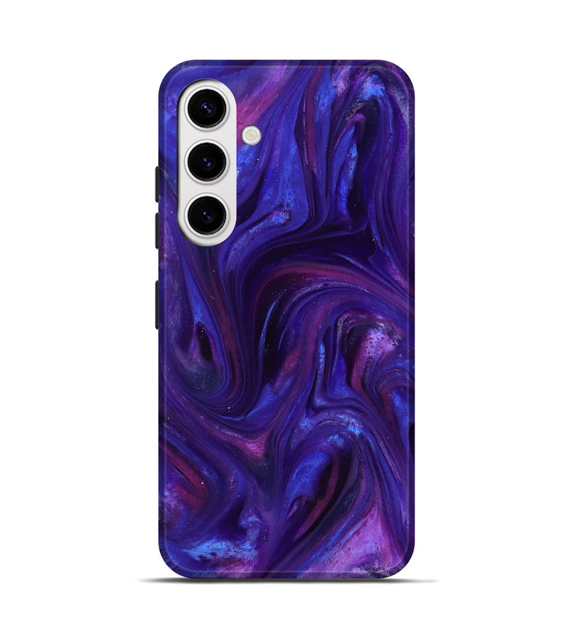Galaxy S25 ResinArt Live Edge Phone Case - Abril (Purple, 816924)