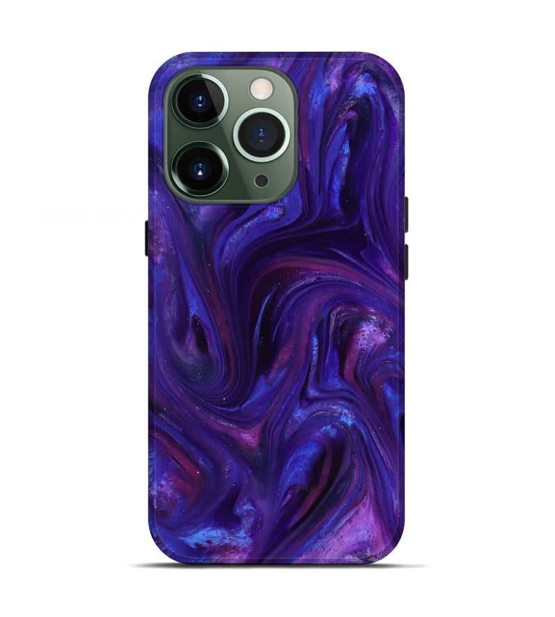 iPhone 13 Pro ResinArt Live Edge Phone Case - Abril (Purple, 816924)