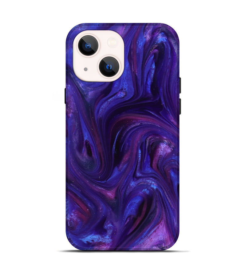 iPhone 14 ResinArt Live Edge Phone Case - Abril (Purple, 816924)