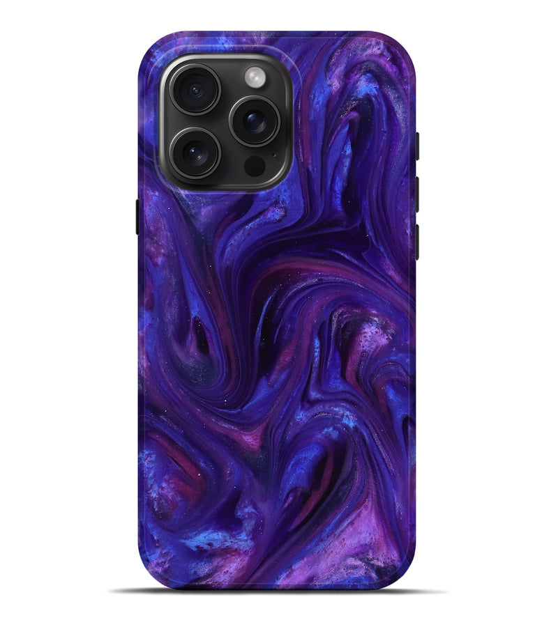 iPhone 16 Pro Max ResinArt Live Edge Phone Case - Abril (Purple, 816924)