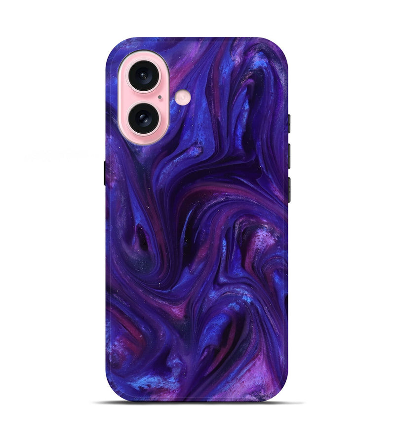 iPhone 17 ResinArt Live Edge Phone Case - Abril (Purple, 816924)