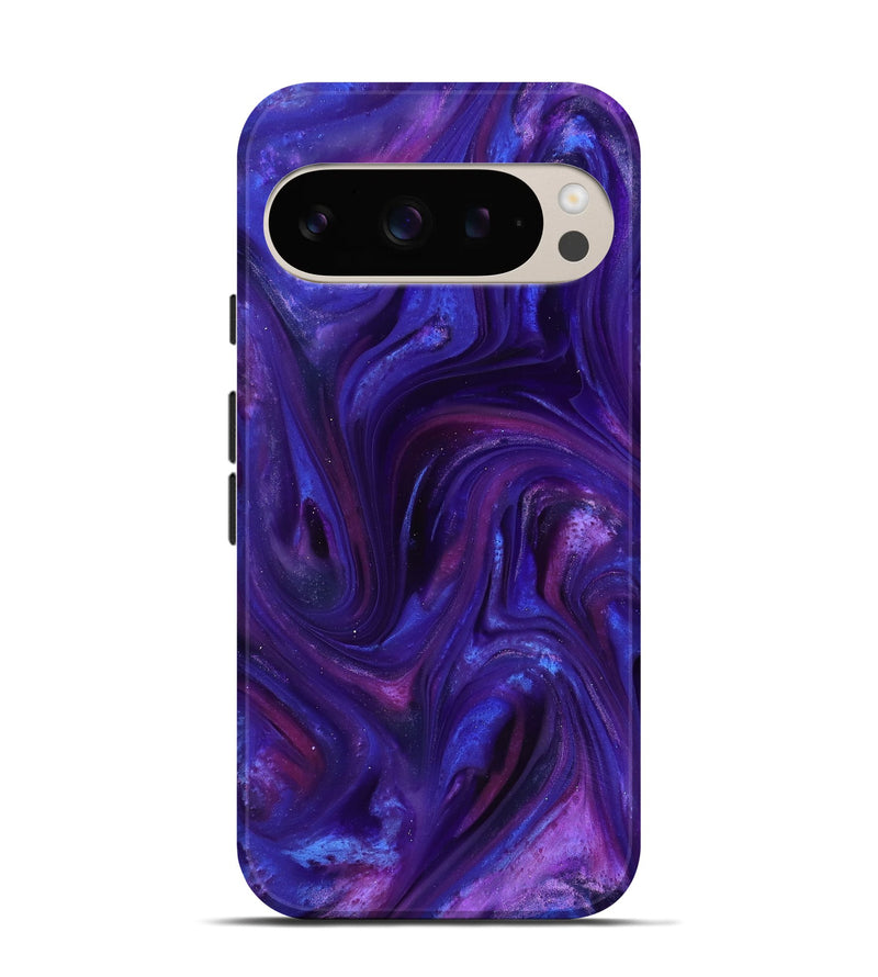 Pixel 9 Pro ResinArt Live Edge Phone Case - Abril (Purple, 816924)