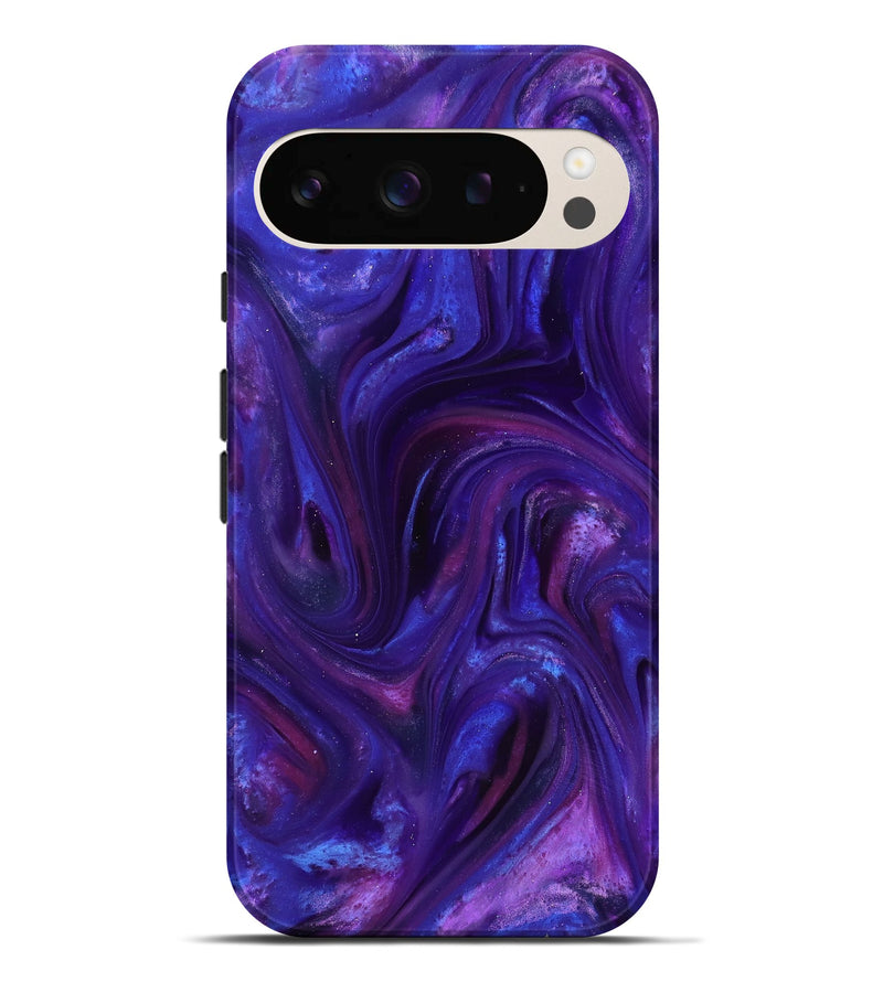 Pixel 9 Pro XL ResinArt Live Edge Phone Case - Abril (Purple, 816924)