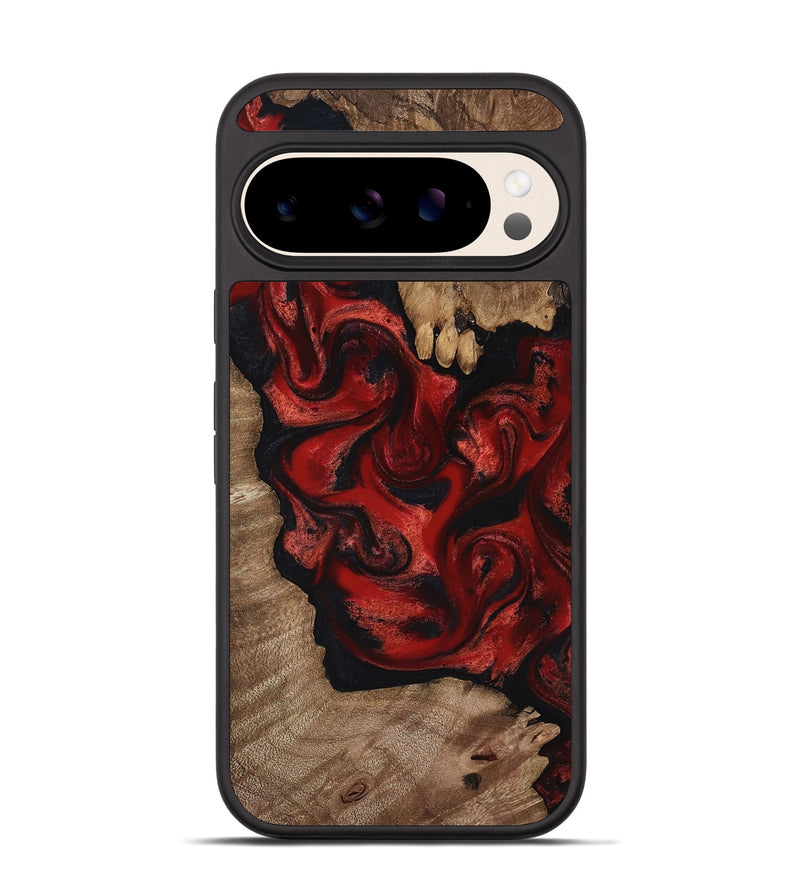 Pixel 10 Pro Wood Phone Case - Ivy (Red, 816957)