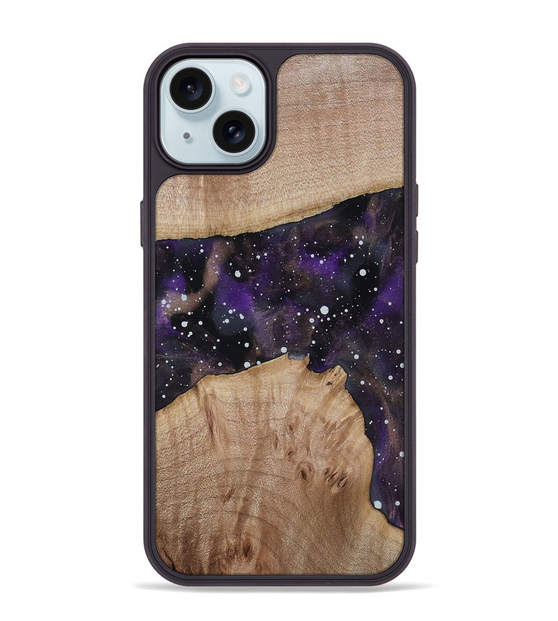 iPhone 15 Plus Wood Phone Case - Raegan (Cosmos, 816970)