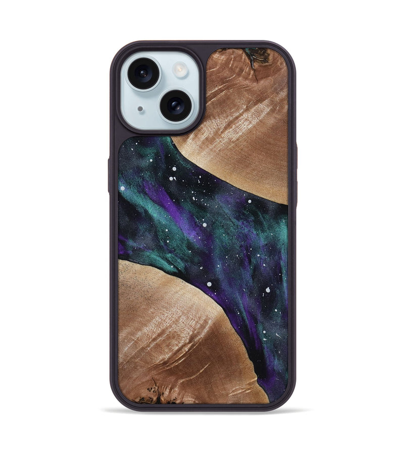 iPhone 15 Wood Phone Case - Zariyah (Cosmos, 816973)