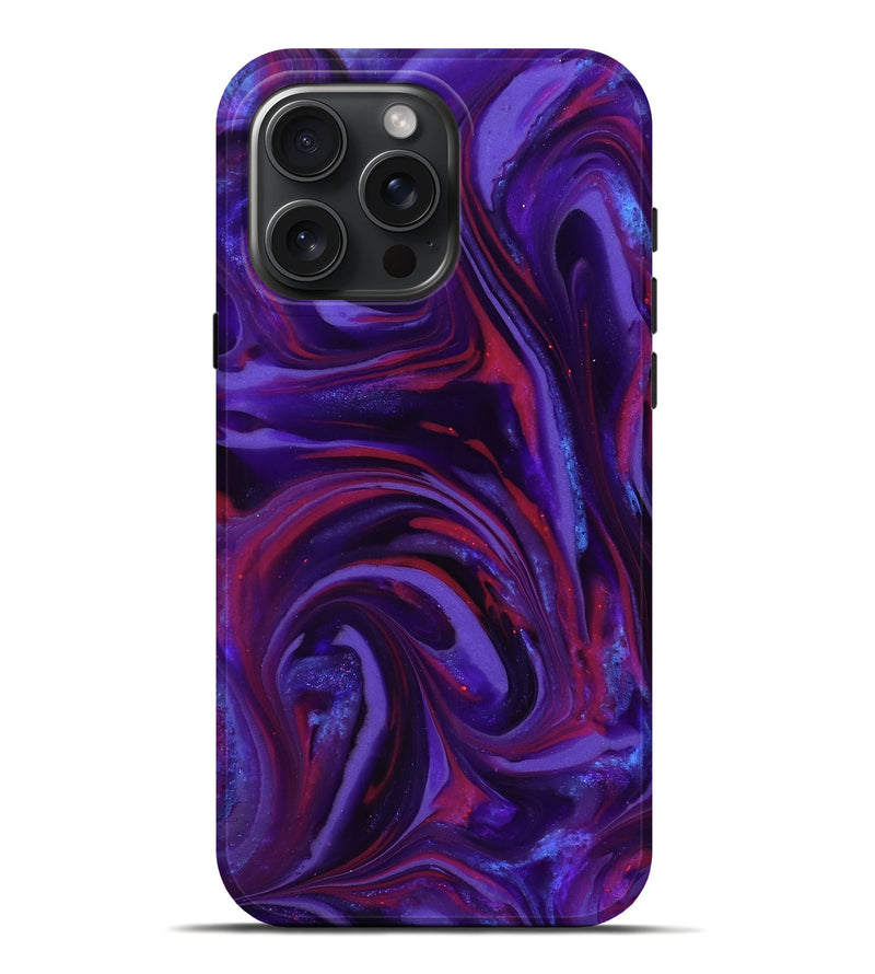 iPhone 16 Pro Max ResinArt Live Edge Phone Case - Daron (Purple, 816994)