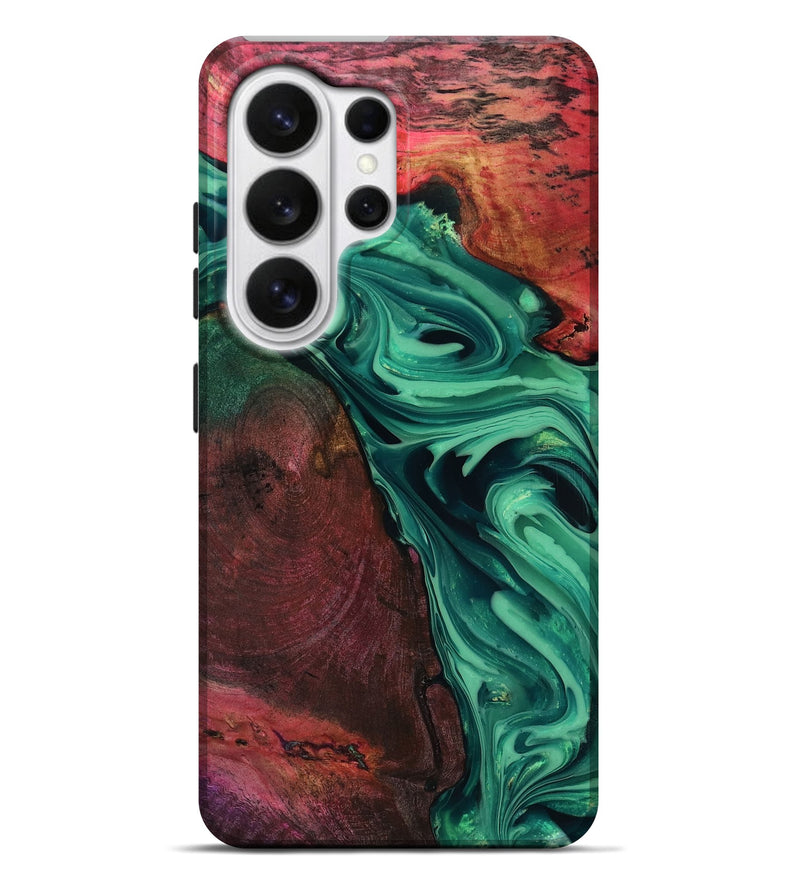 Galaxy S26 Ultra Wood Live Edge Phone Case - Hershel (Green, 816996)