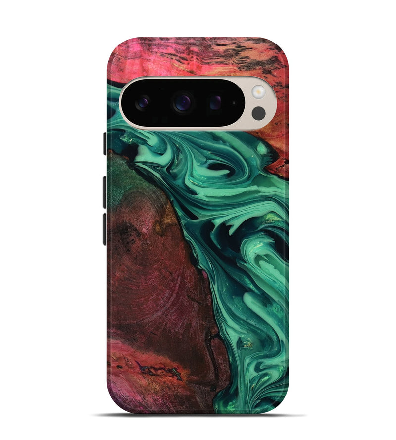 Pixel 10 Wood Live Edge Phone Case - Hershel (Green, 816996)