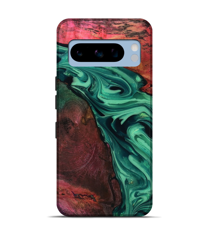 Pixel 8 Pro Wood Live Edge Phone Case - Hershel (Green, 816996)