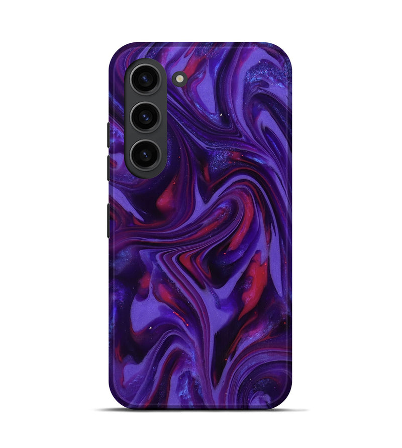 Galaxy S23 ResinArt Live Edge Phone Case - Easter (Purple, 817000)