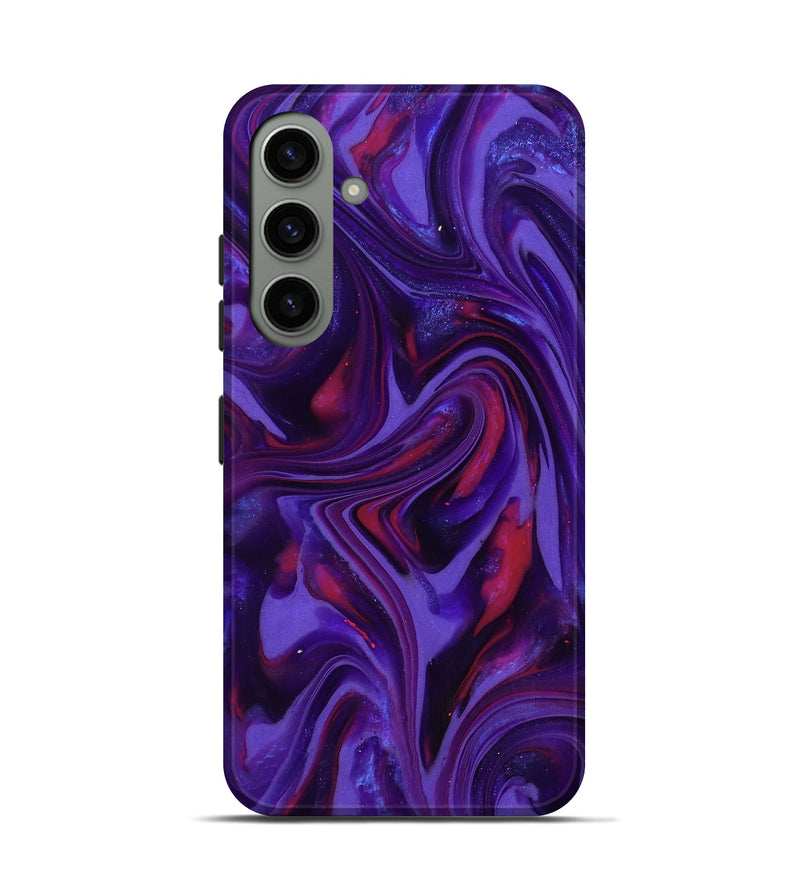 Galaxy S24 ResinArt Live Edge Phone Case - Easter (Purple, 817000)