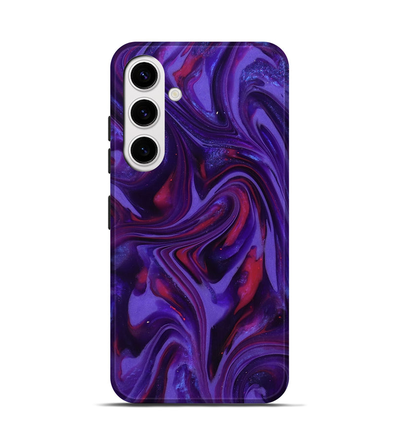 Galaxy S25 ResinArt Live Edge Phone Case - Easter (Purple, 817000)
