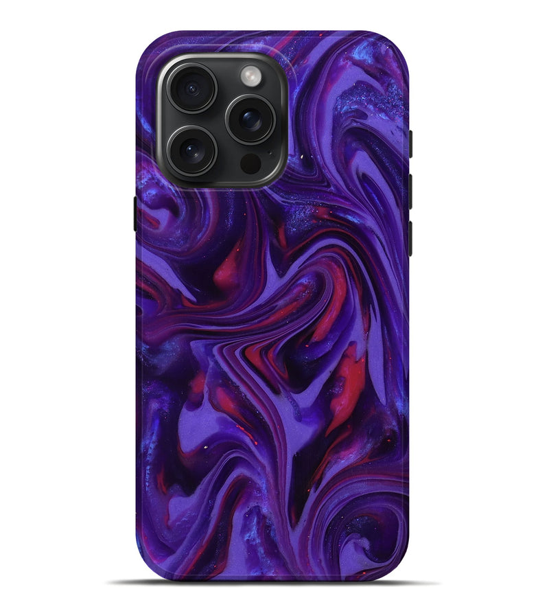 iPhone 16 Pro Max ResinArt Live Edge Phone Case - Easter (Purple, 817000)
