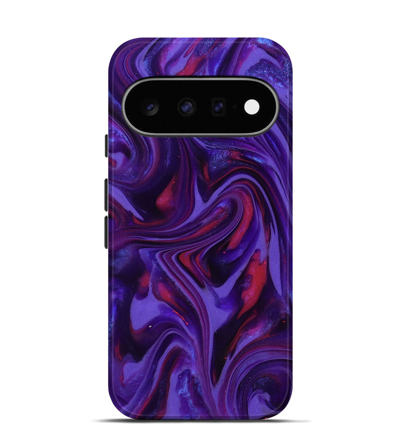 Pixel 11 ResinArt Live Edge Phone Case - Easter (Purple, 817000)