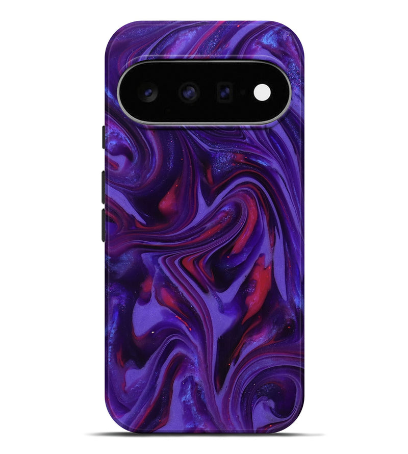 Pixel 11 Pro XL ResinArt Live Edge Phone Case - Easter (Purple, 817000)