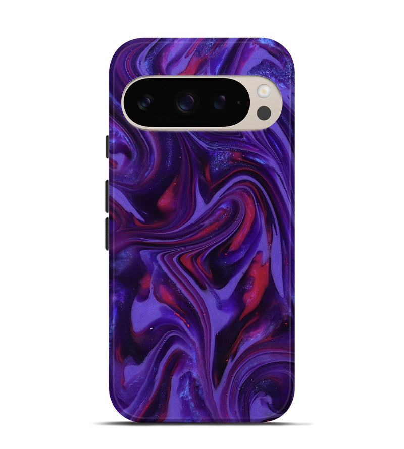 Pixel 9 ResinArt Live Edge Phone Case - Easter (Purple, 817000)