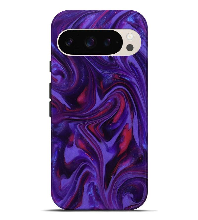 Pixel 9 Pro XL ResinArt Live Edge Phone Case - Easter (Purple, 817000)