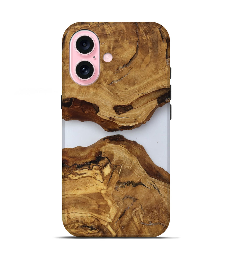 iPhone 17 Wood Live Edge Phone Case - Calista (Clear, 817009)