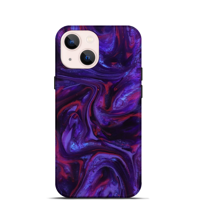 iPhone 13 mini ResinArt Live Edge Phone Case - Eve (Purple, 817011)
