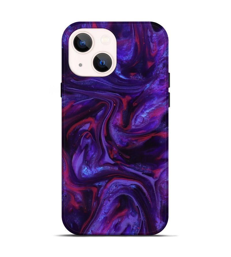 iPhone 14 ResinArt Live Edge Phone Case - Eve (Purple, 817011)