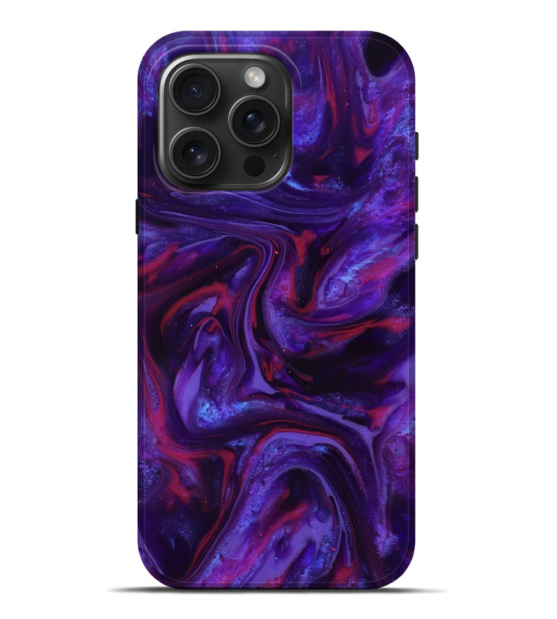 iPhone 16 Pro Max ResinArt Live Edge Phone Case - Eve (Purple, 817011)