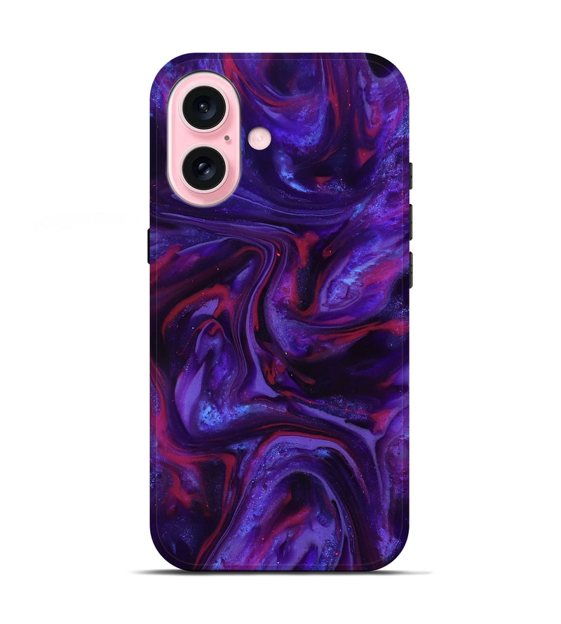 iPhone 17 ResinArt Live Edge Phone Case - Eve (Purple, 817011)