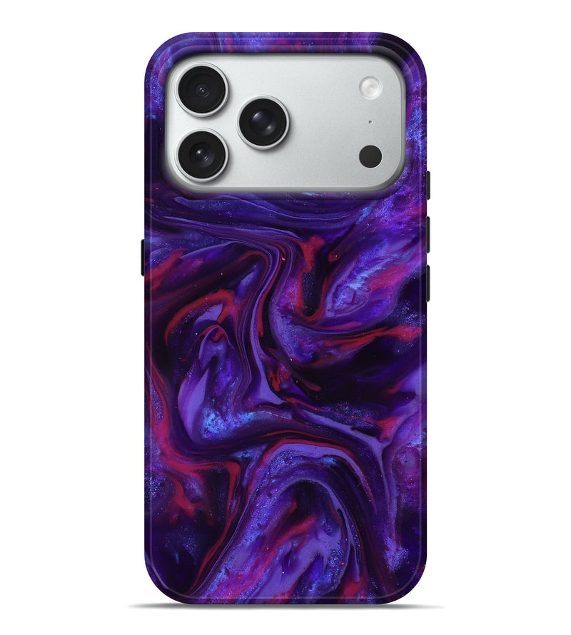 iPhone 18 Pro Max ResinArt Live Edge Phone Case - Eve (Purple, 817011)