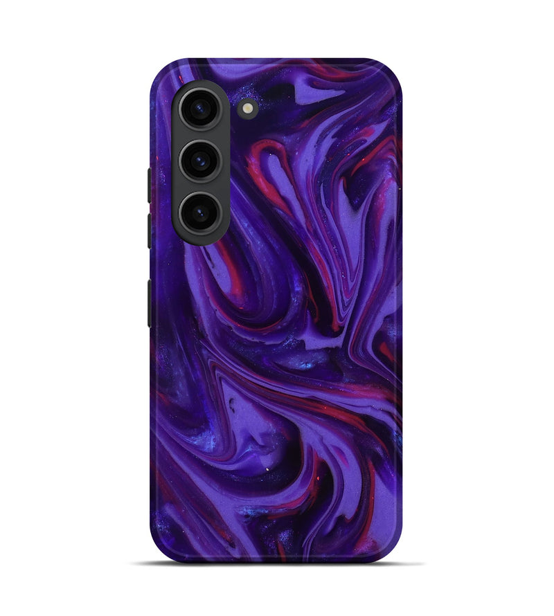 Galaxy S23 ResinArt Live Edge Phone Case - Zoya (Purple, 817013)