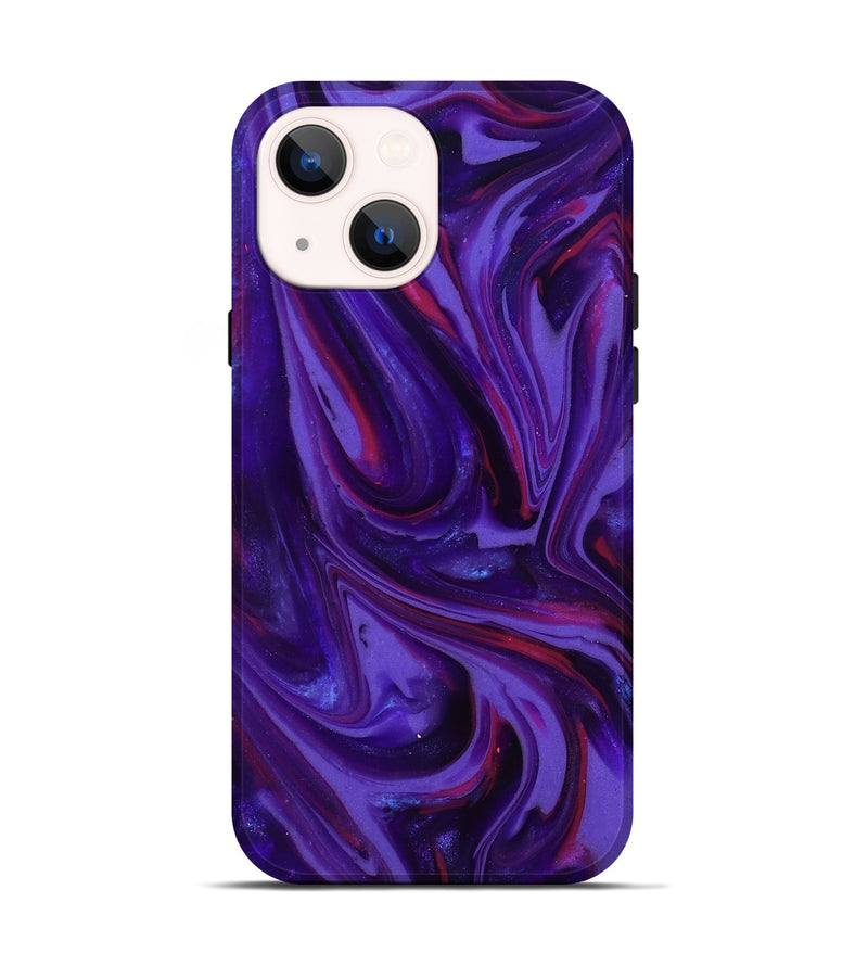 iPhone 14 ResinArt Live Edge Phone Case - Zoya (Purple, 817013)
